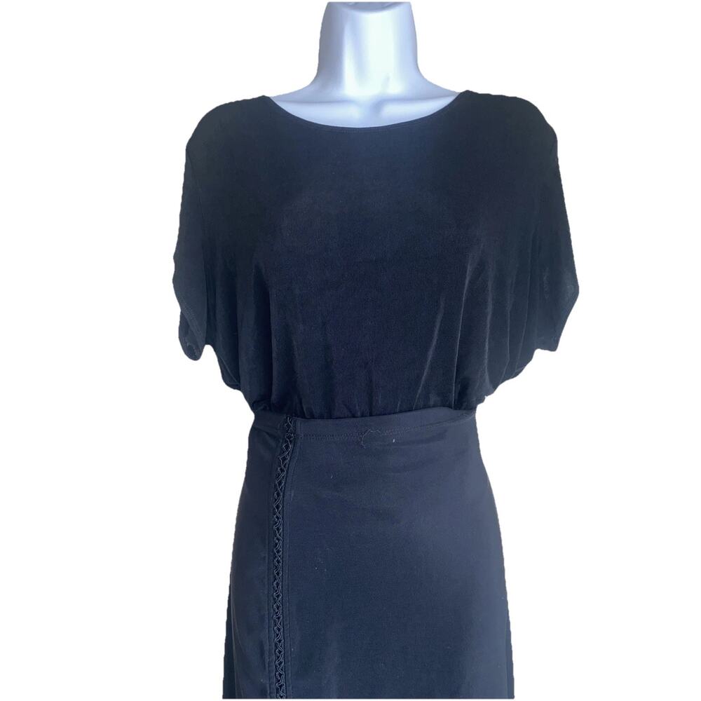 Vintage Y2K Black Sleeveless Women’s Plus Size 18/20 Stretchy Basic Tank Blouse